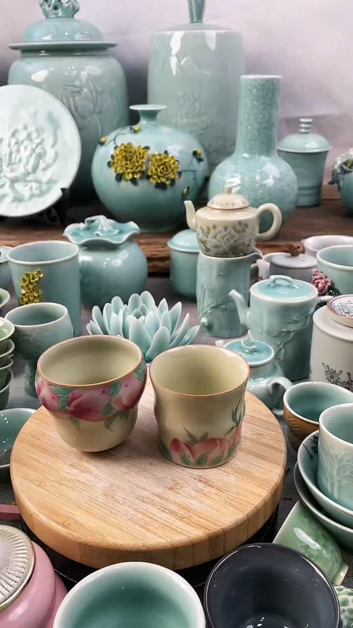 【闪购商品】特价 微瑕 慧仙青瓷