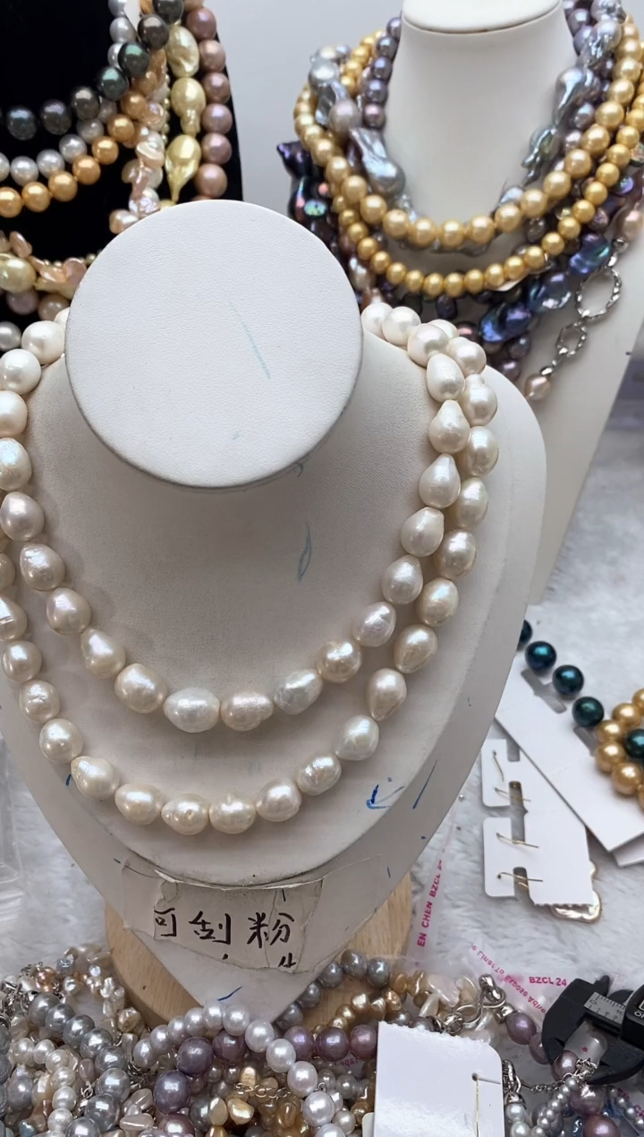 【闪购商品】淡水珍珠颈饰钛钢164