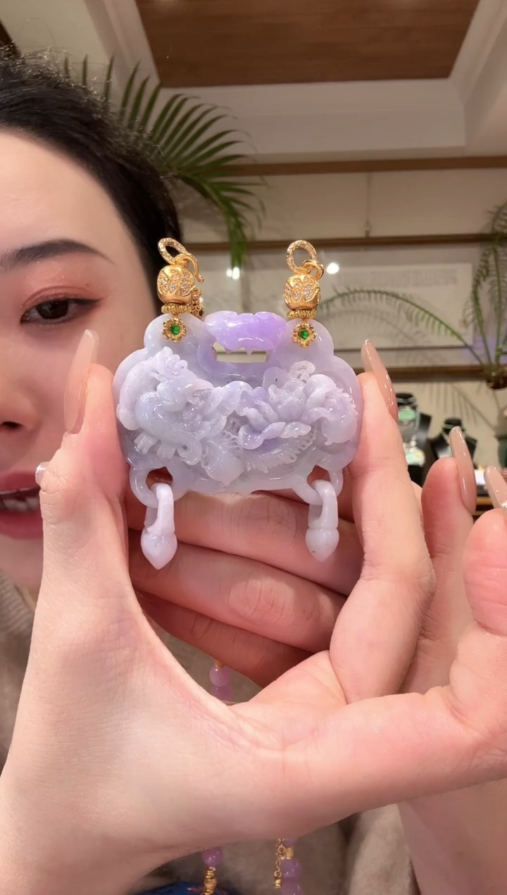 【闪购商品】翡翠颈饰未镶嵌国风