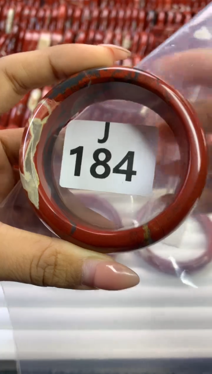 【闪购商品】碧石红碧石手镯未镶嵌184-54