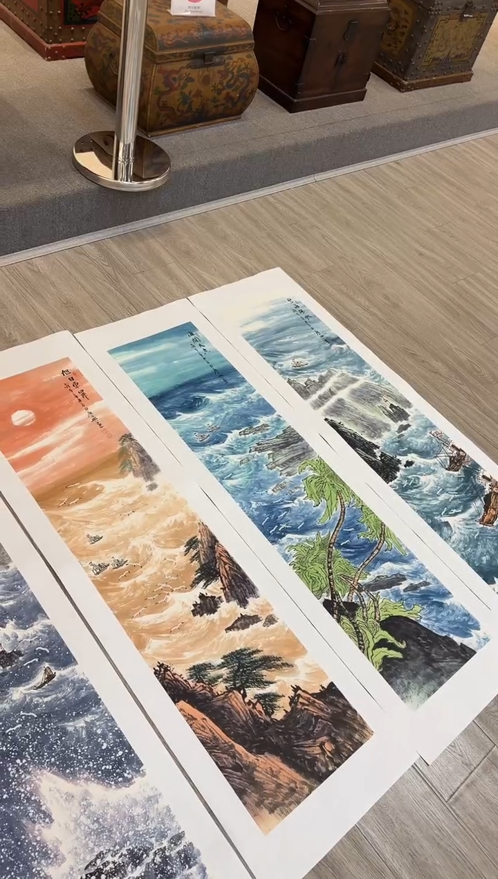 国画60赵隆轩美术馆李庆兴老师作品