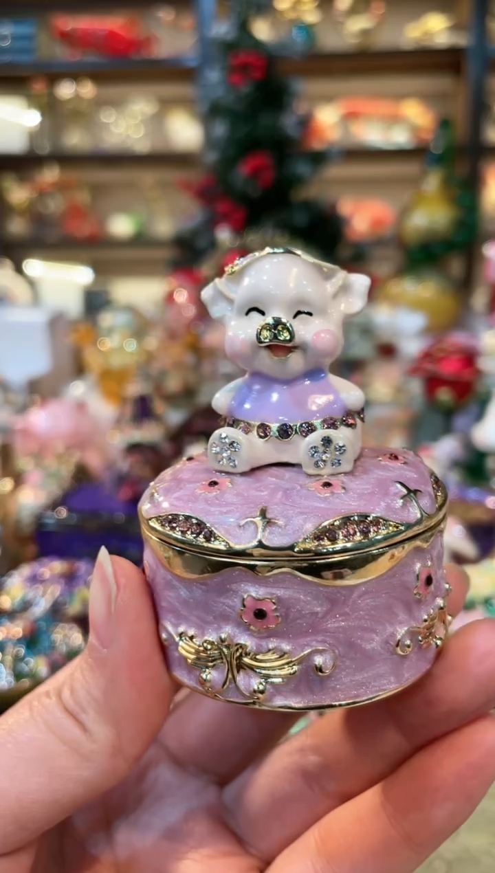 【闪购商品】 珐琅彩精致首饰盒