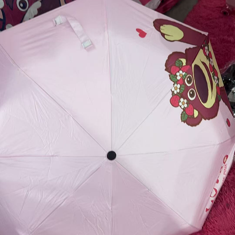 麦斯卡迪士尼联名草莓熊雨伞两用雨伞DF19005-LO1
