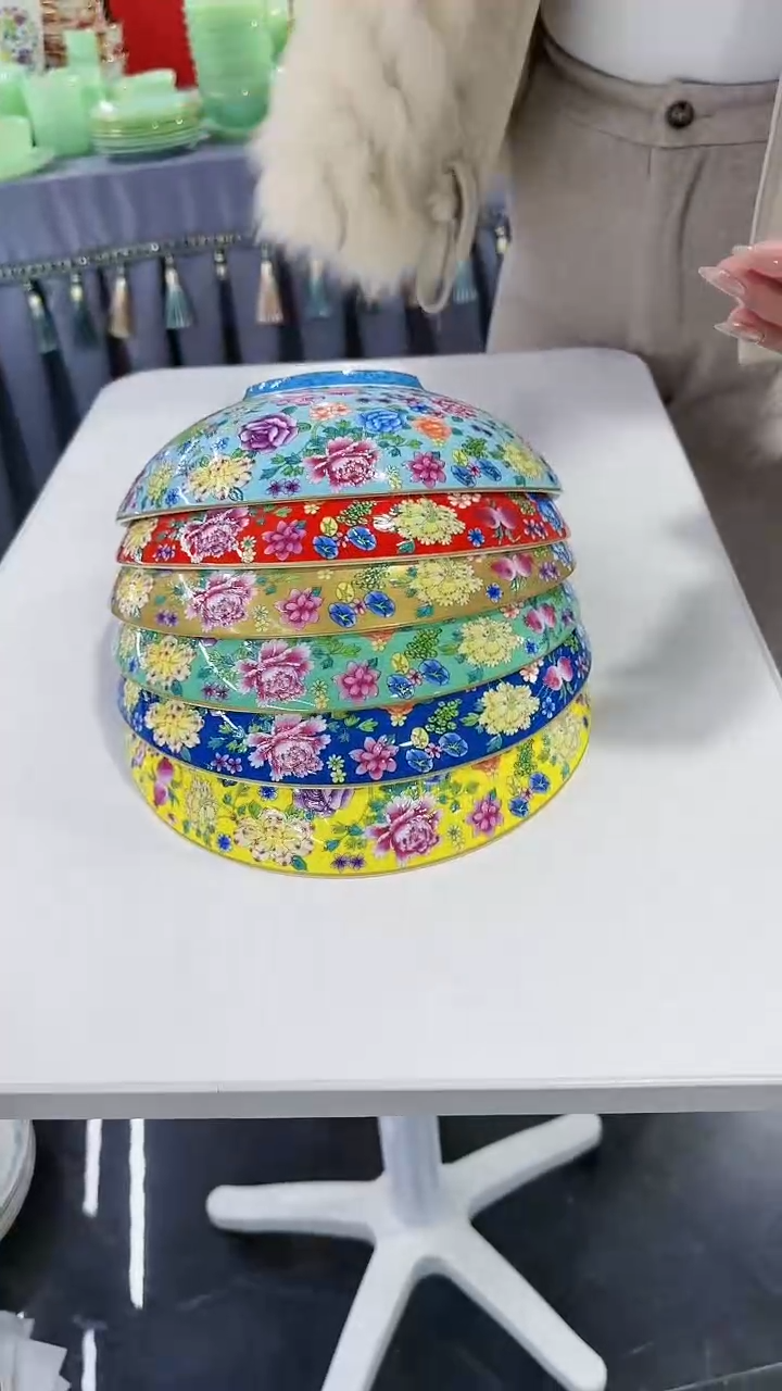 【闪购商品】瓷片8英寸元宝盘6个景德镇陶瓷