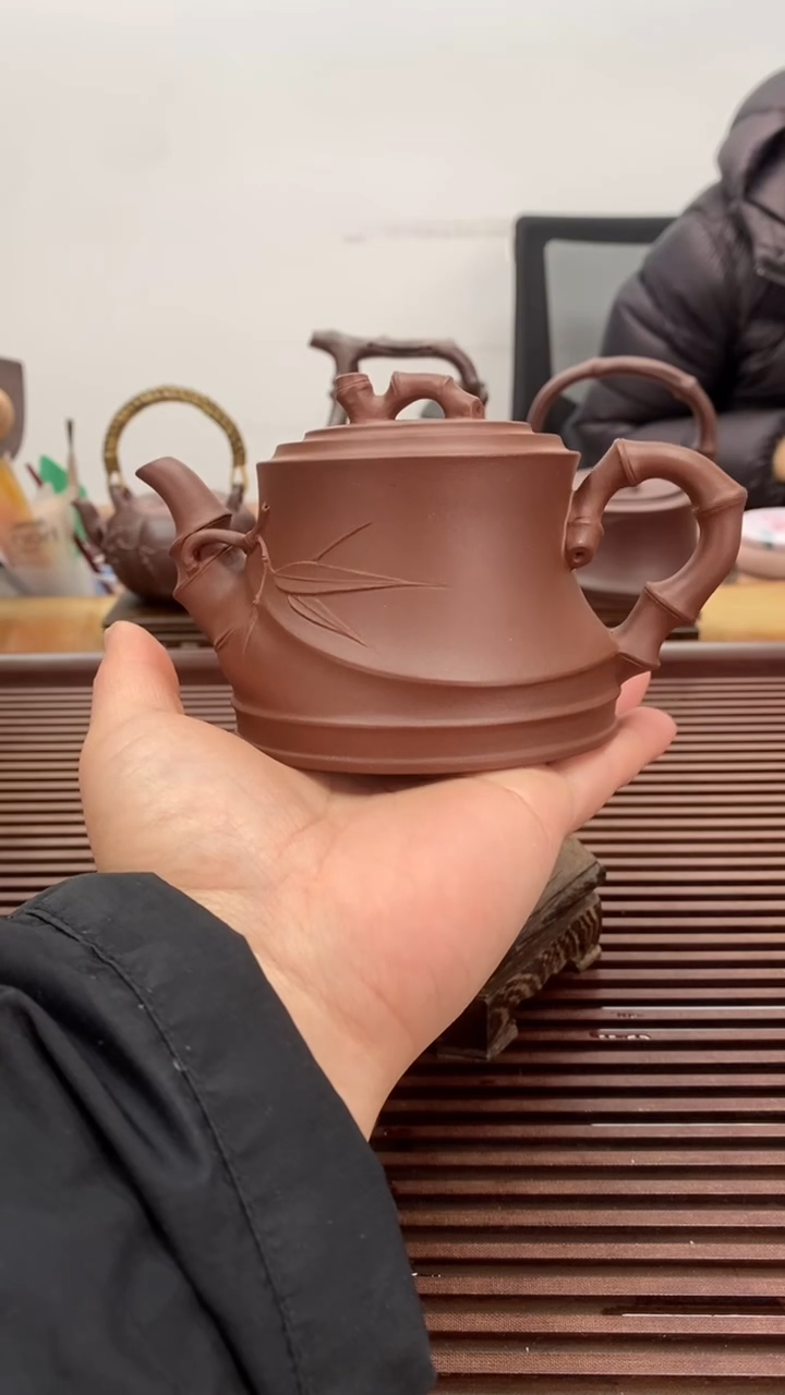 茶壶紫砂福利260毫升佛肚竹