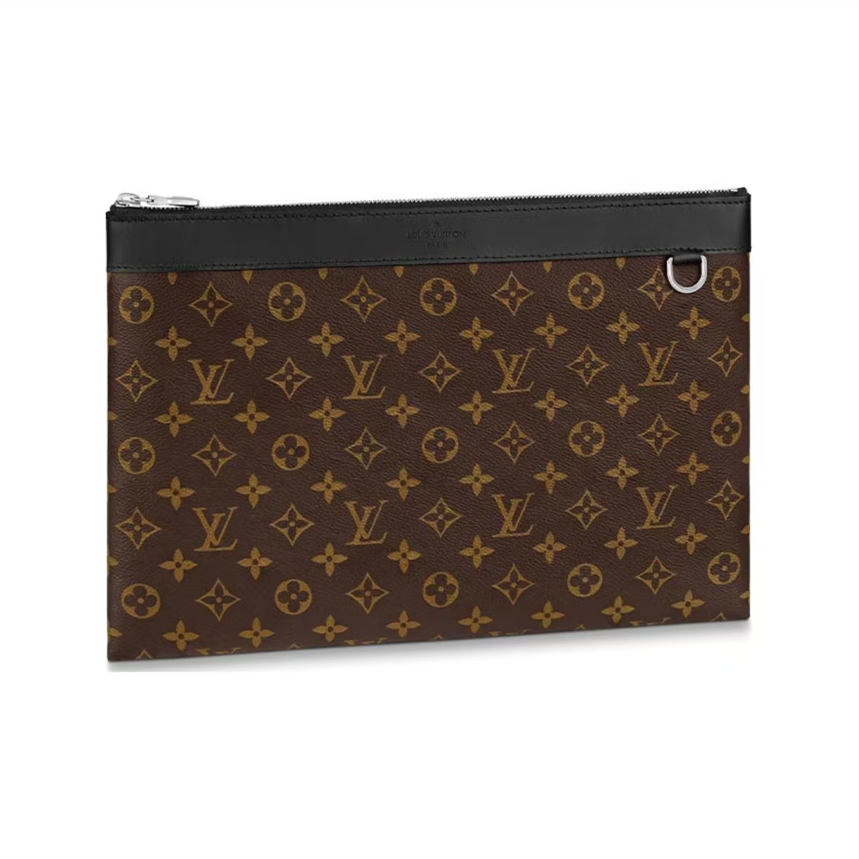 95新 LouisVuitton/路易威登 Lv棕老花手拿包/S53/赠钥匙扣