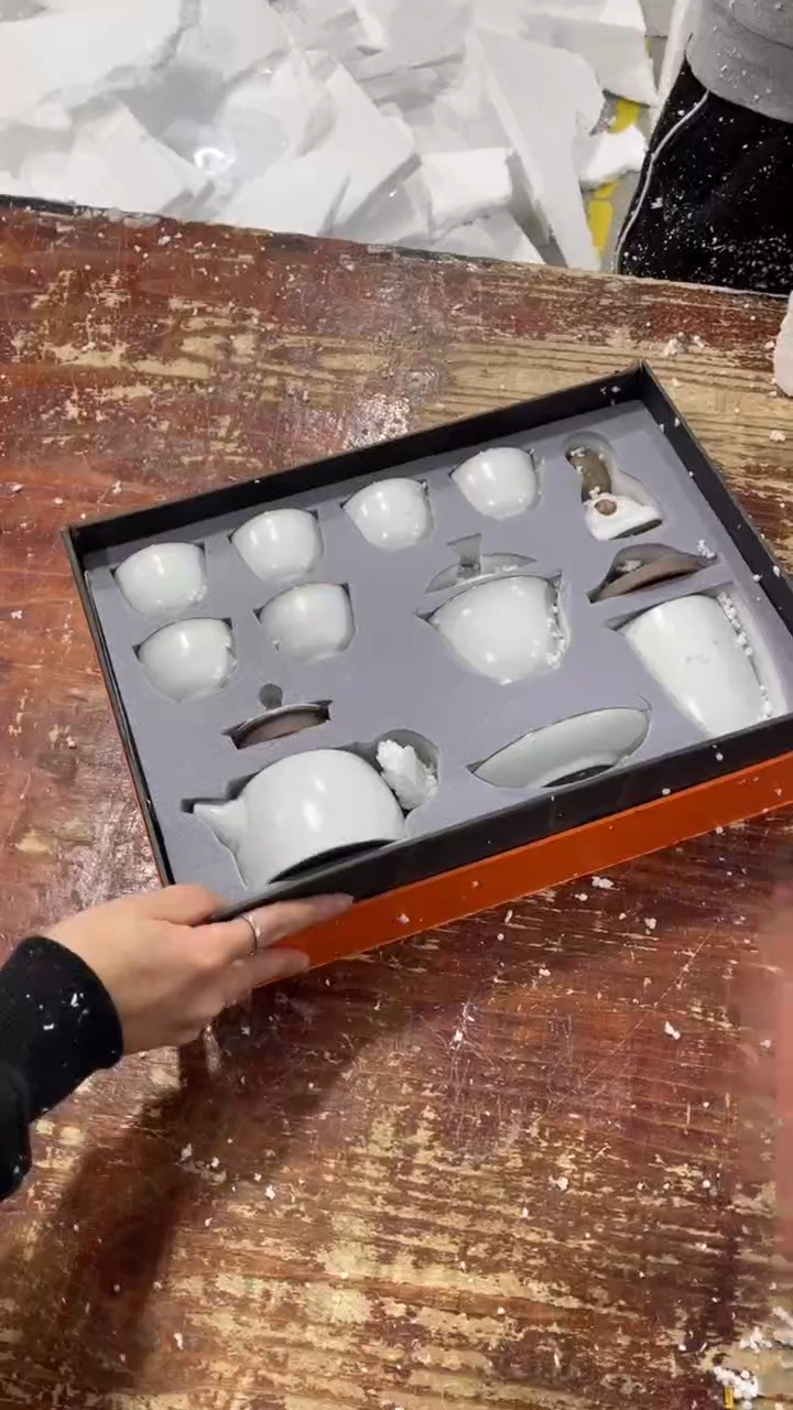 【闪购商品】瓷片黑马茶具甄选链接@@LS