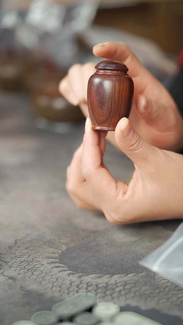 黄花梨/降香黄檀老料紫油梨原木品香罐328