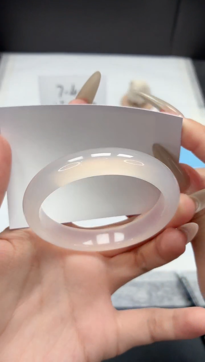 石英质玉手镯未镶嵌363/荔枝55.6