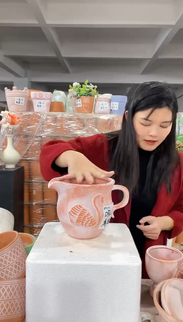 【闪购商品】红陶复古天鹅18-17