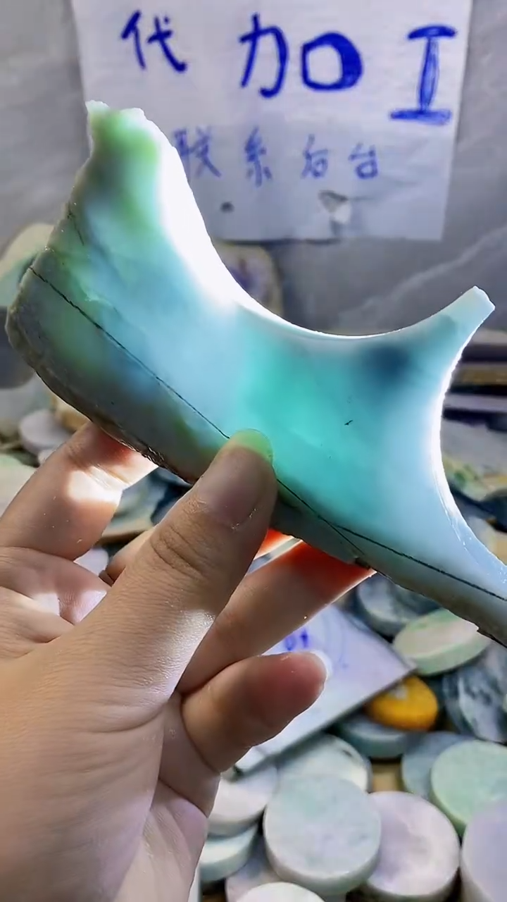 裸石翡翠纯天然翡翠A货3367