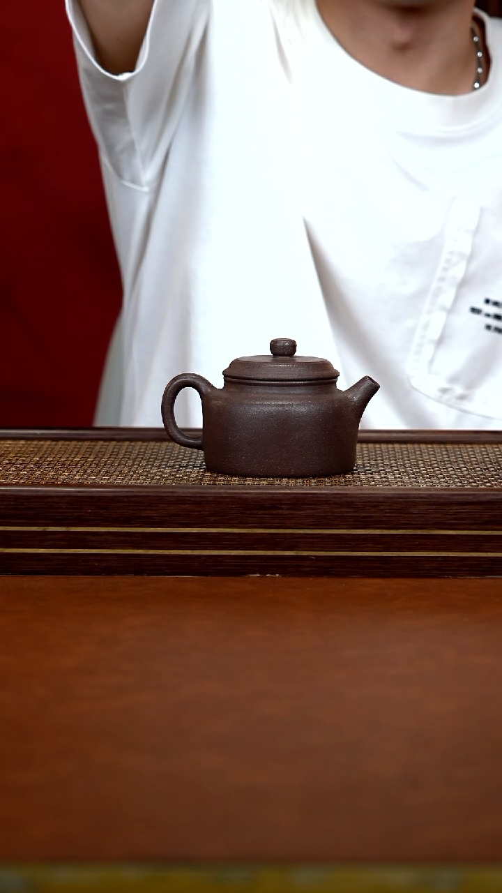 茶壶紫砂  LZX   全砂桃花泥   德中   220cc 