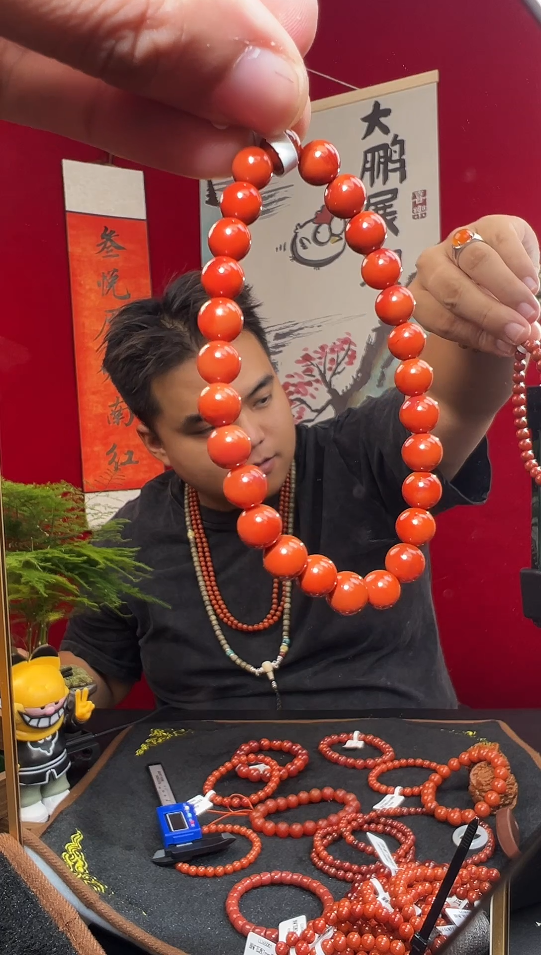 未镶嵌手链南红玛瑙S****?瓦西南红7m/lli65001一物一拍