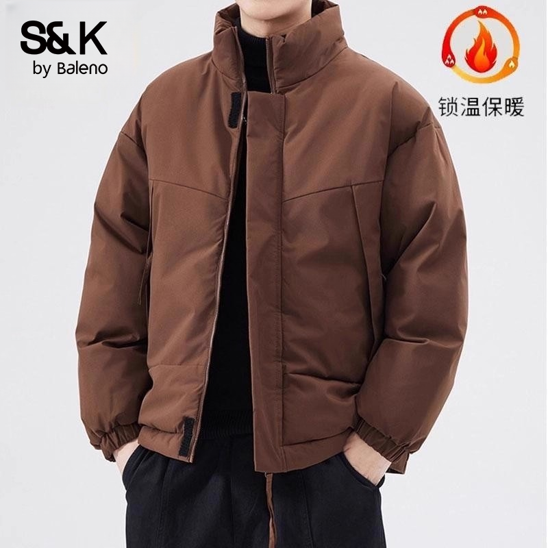 班尼路美式男款棉衣2025秋冬新款休闲潮牌百搭面包棉服保暖外套男