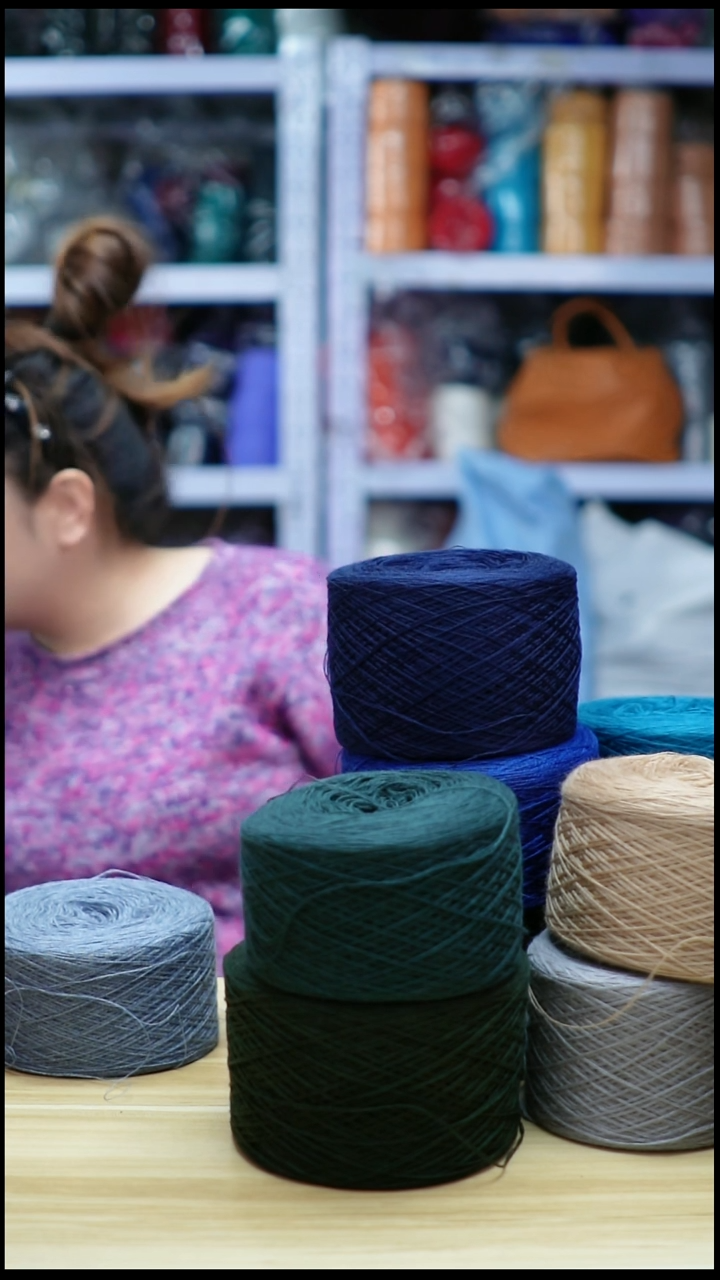 羊毛欢姐手编线B689