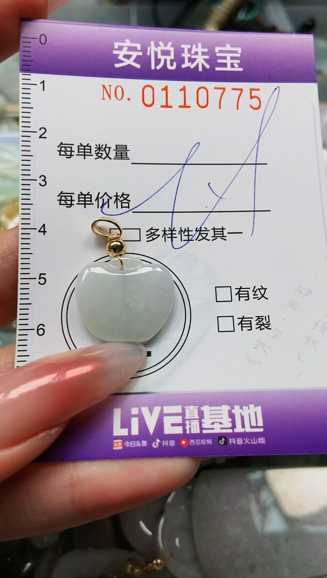 【闪购商品】翡翠颈饰未镶嵌闪购0110775