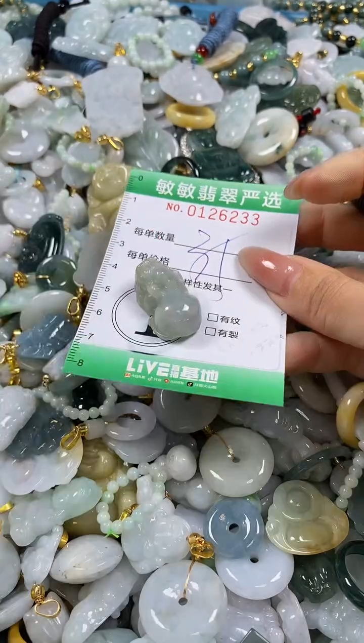 【闪购商品】翡翠颈饰未镶嵌闪购0126233