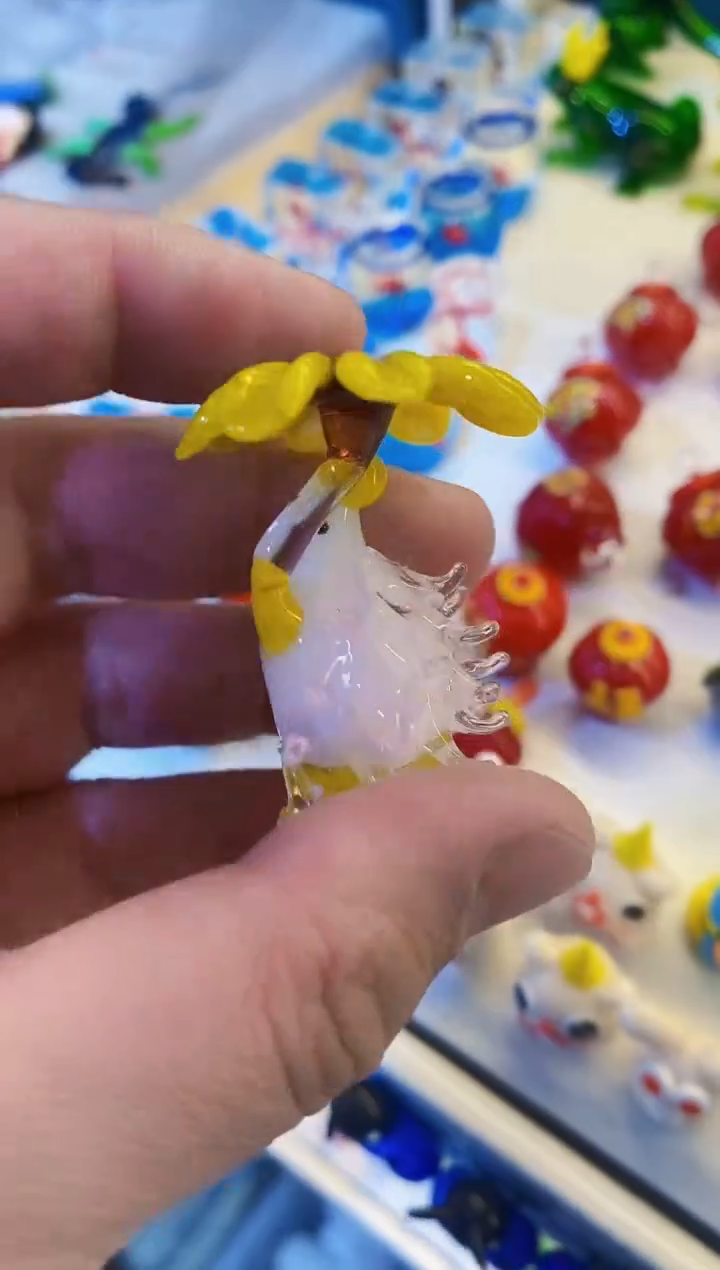 【闪购商品】琉璃手工艺品刺猬顶花