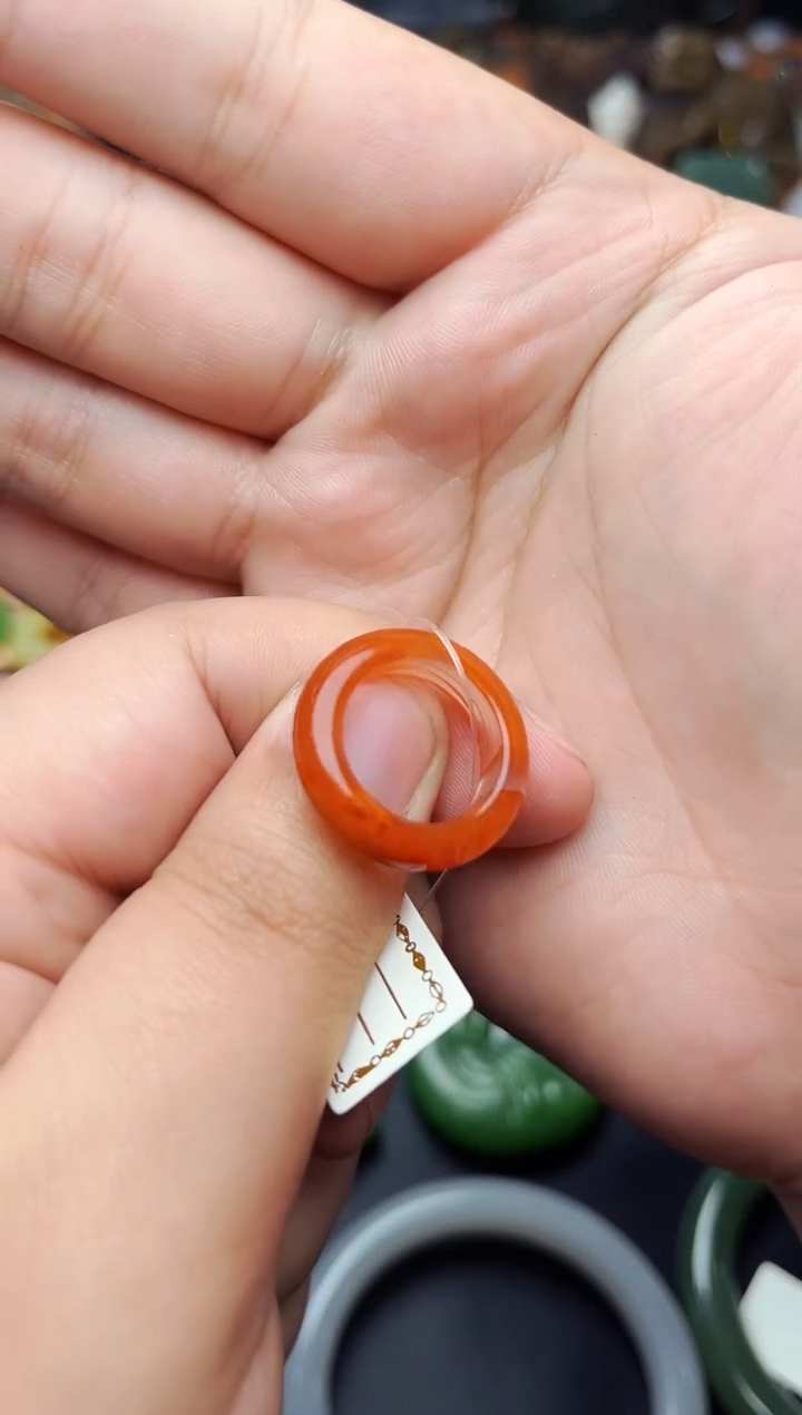 【闪购商品】南红玛瑙戒圈未镶嵌戒圈01