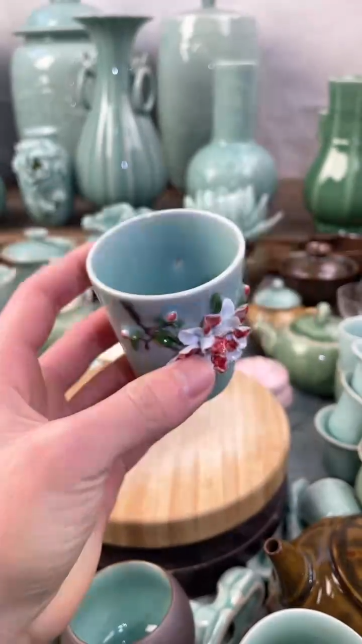 【闪购商品】缩釉瑕疵特价微瑕 慧仙青瓷慧仙青瓷