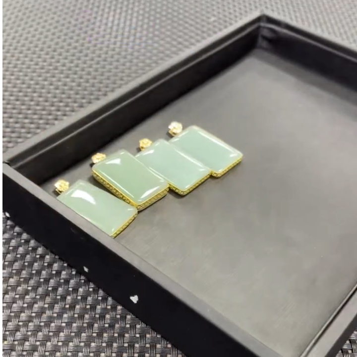 【老郑家】18K金和田玉挂件 多样性发一件不带链