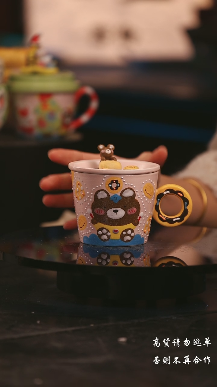 陶瓷景德镇可爱设计师款陶瓷 