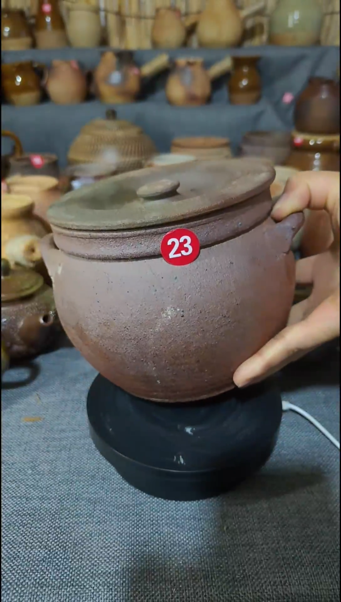 细陶泥23号小砂锅1.2L