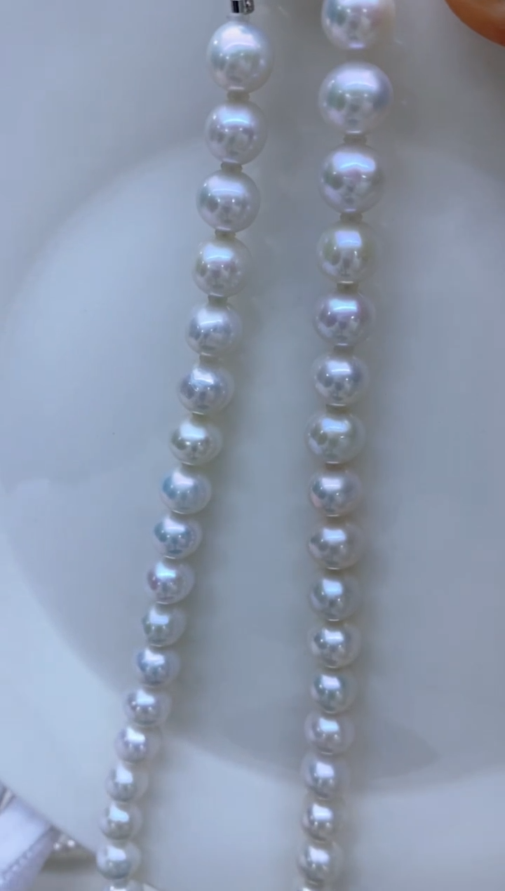 【闪购商品】淡水珍珠项链银S925镶嵌10