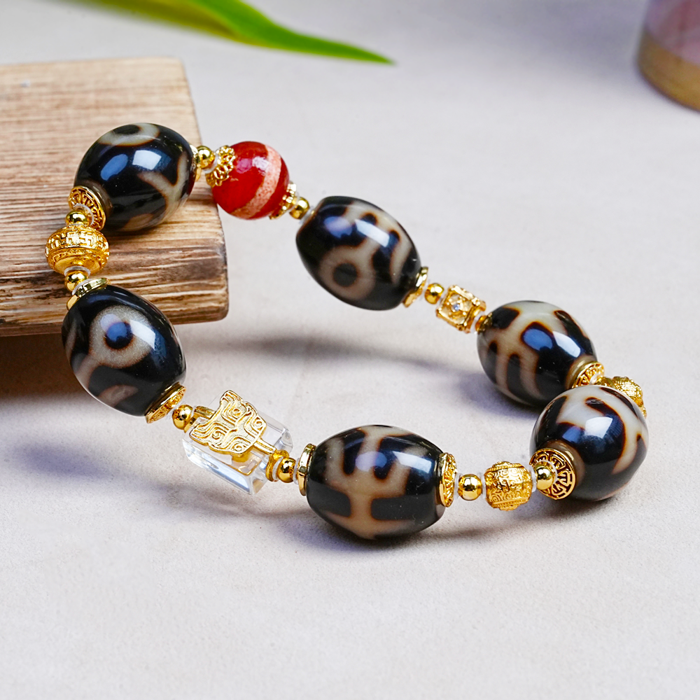 【九天贵气】罗天引贵|天珠玛瑙配比阵手链 S529 多样性发一件