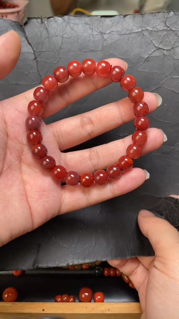 未镶嵌159南红玛瑙手串
