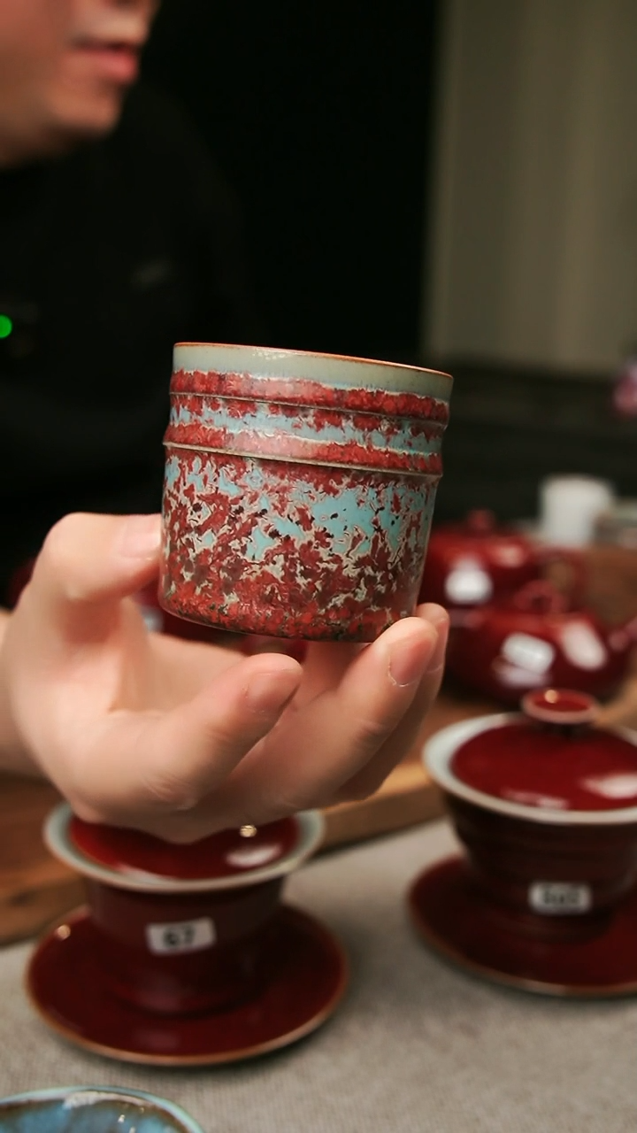 【闪购商品】瓷片钧瓷茶器茶具942