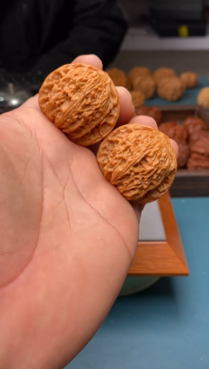 把件文玩核桃寿桃a563