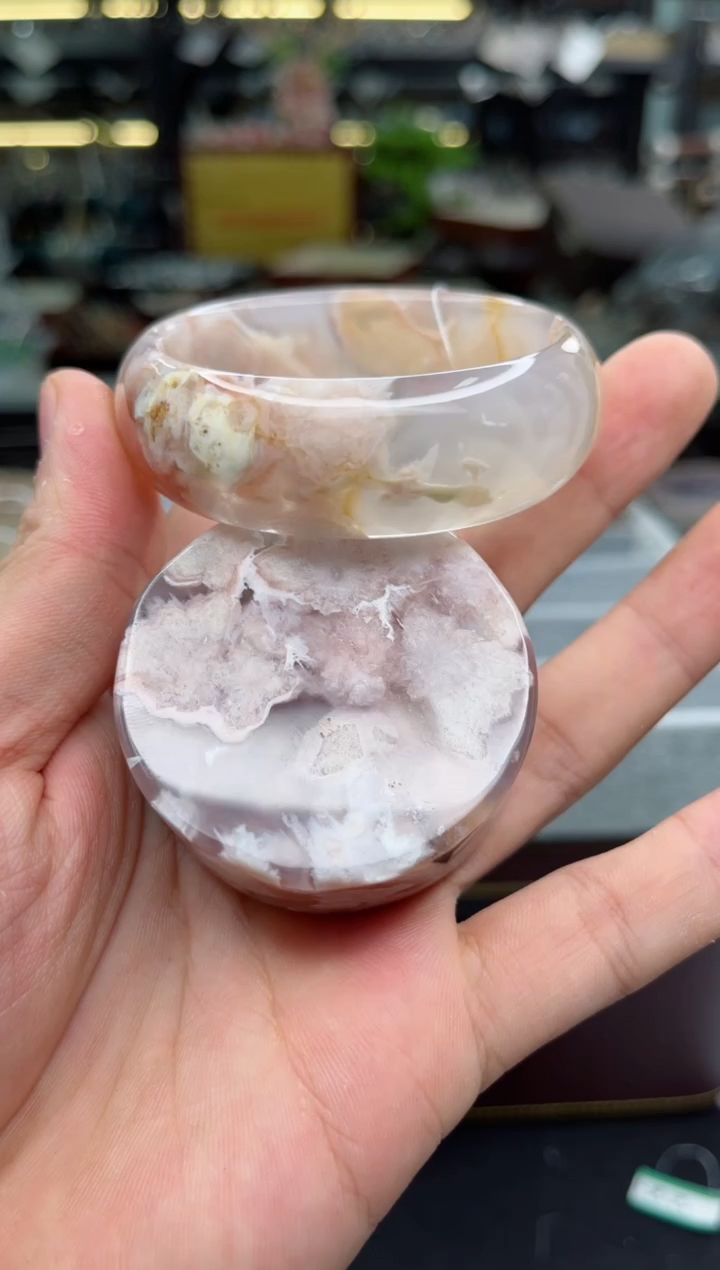 【闪购商品】石英质玉手镯未镶嵌53圈口（赠品镯心）3155023