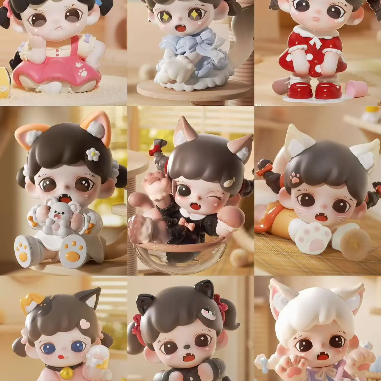 【拆盒】Baby Zoraa九代妹妹喵呜猫颜社系列盲盒