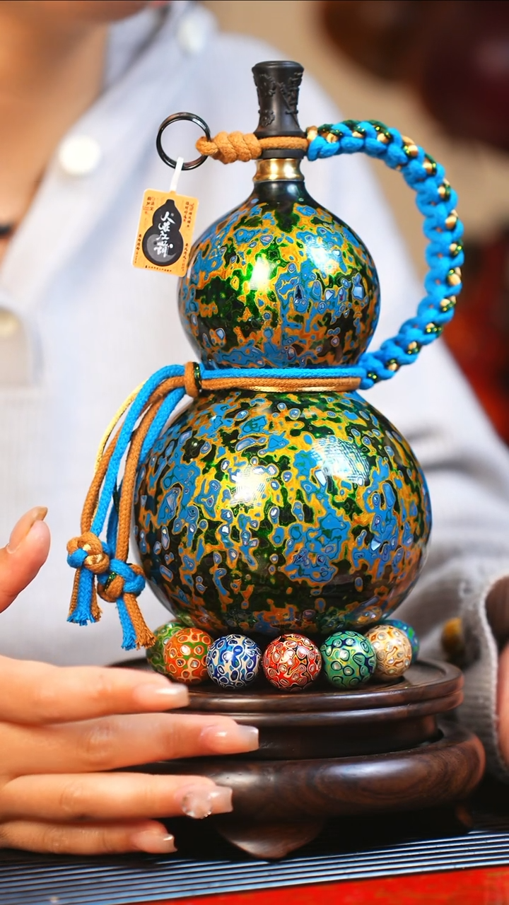 【闪购商品】JV098大师姐臻选非遗大漆酒葫芦