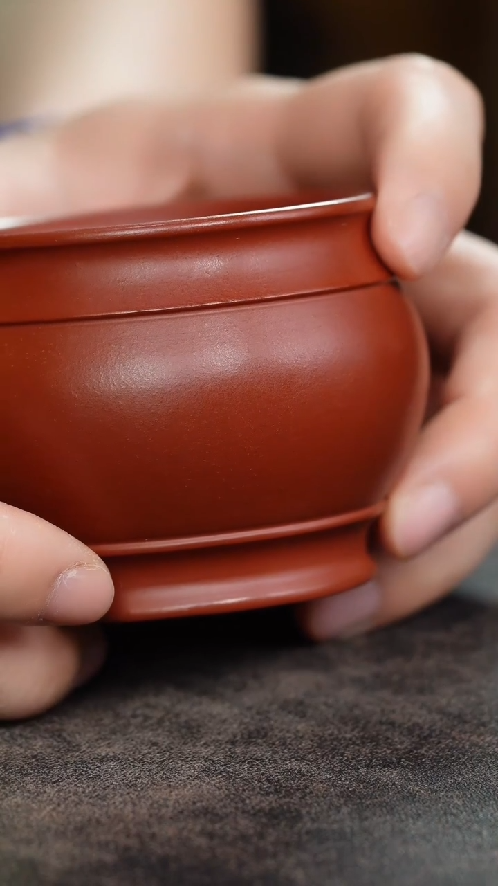 朱泥光素紫砂杯42342342