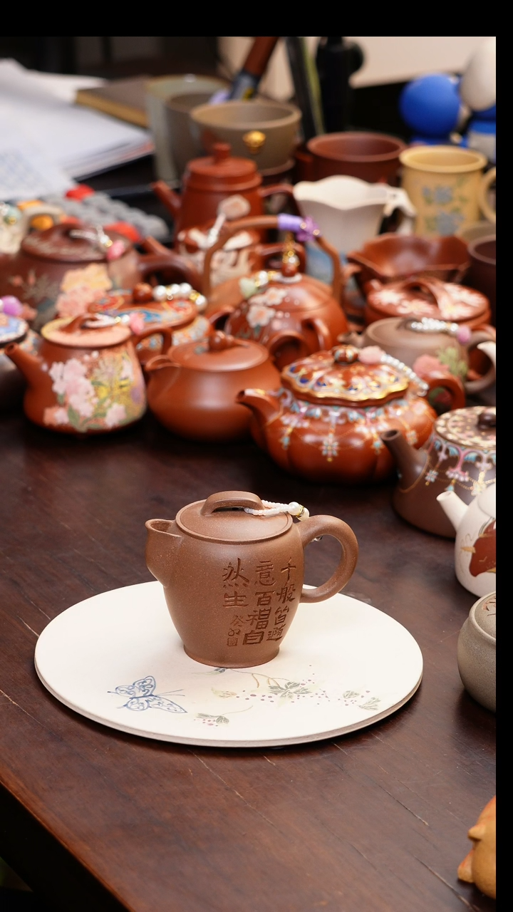 【闪购商品】原矿手工朱妮杯子壶