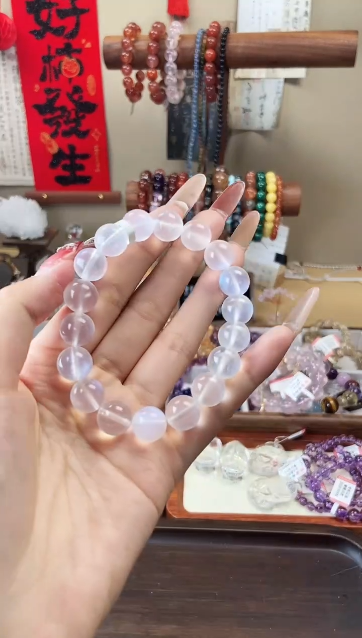 【闪购商品】月光石手链未镶嵌蓝月光11.5mm