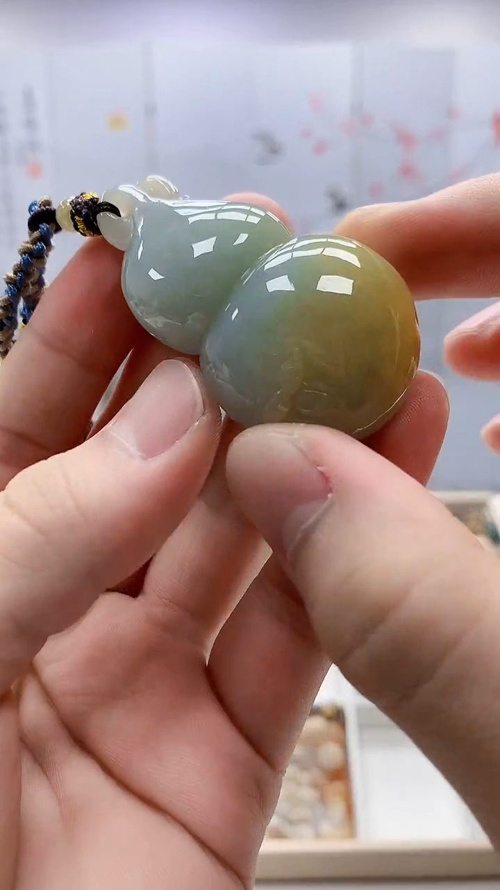 定制翡翠未镶嵌5060bb-毛货挂件43