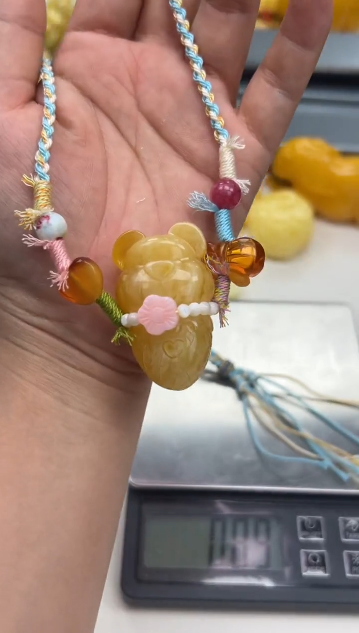 裸石琥珀未镶嵌琥珀蜜蜡吊坠