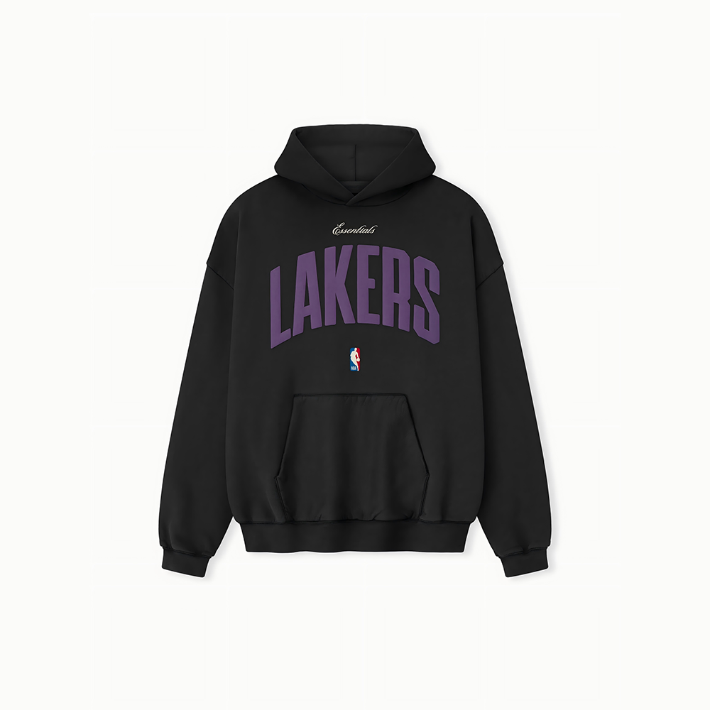ESSENTIALS FEAR OF GOD NBA Winter LAKERS联名90'S连帽卫衣