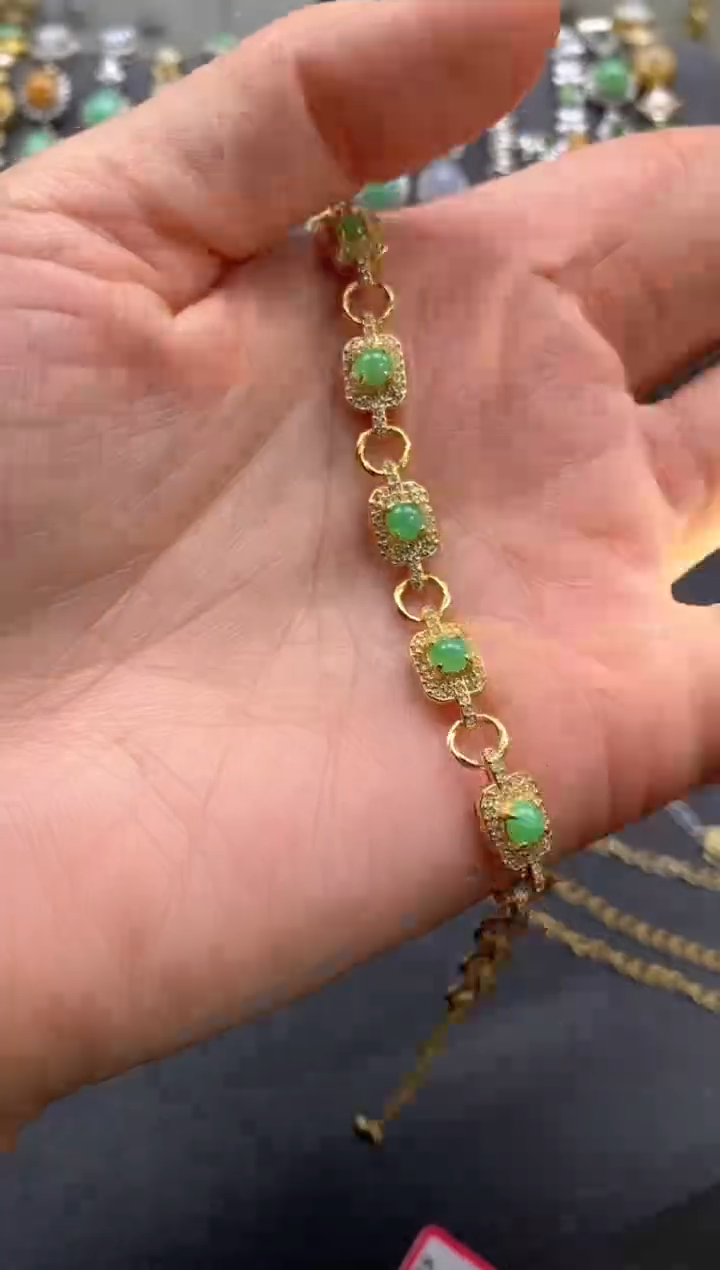 【闪购商品】翡翠戒指银S925镶嵌111111-1