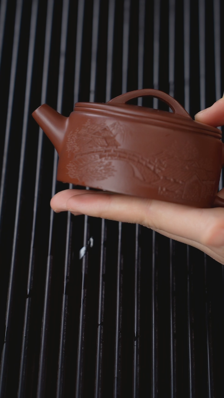 【闪购商品】紫砂茶壶超精工压盖汉瓦  dd