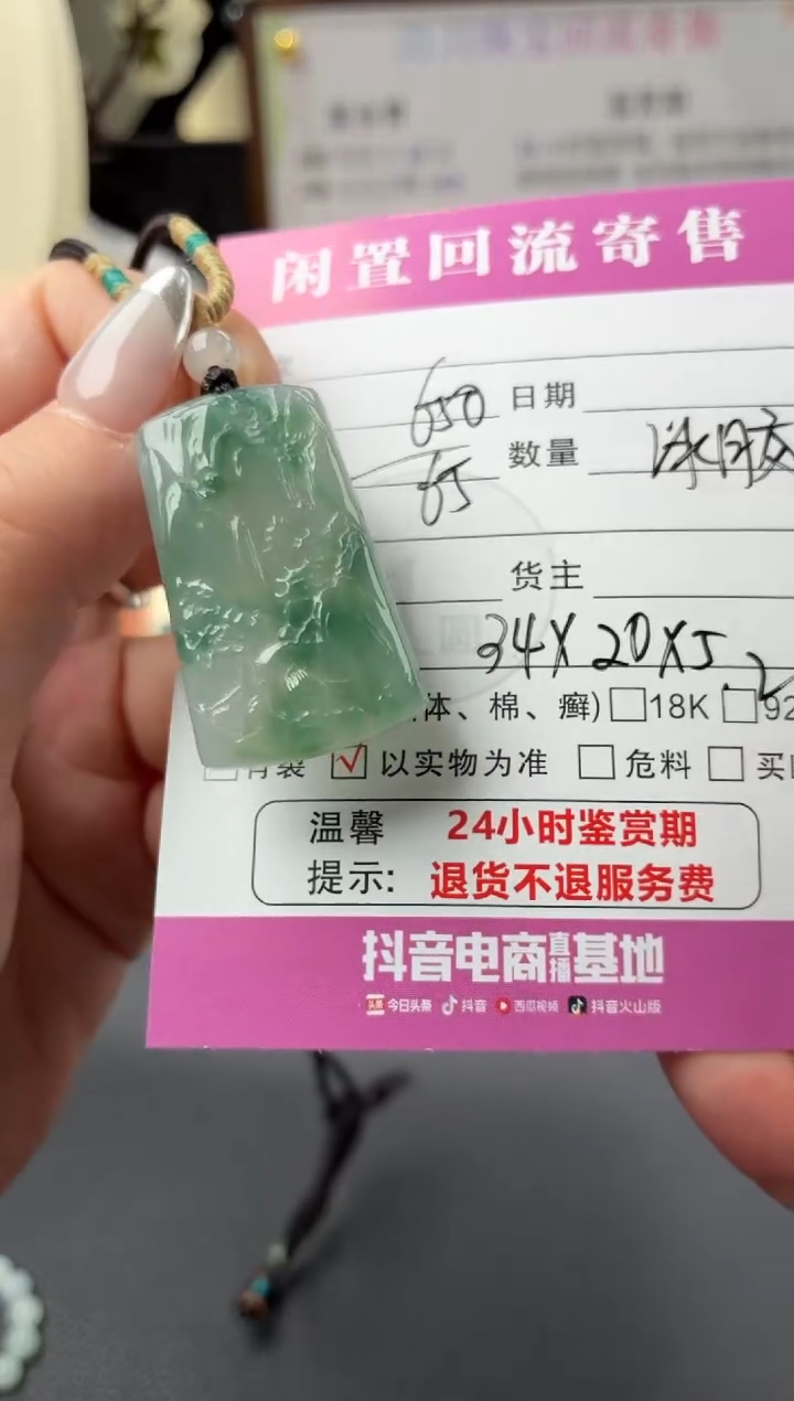 颈饰未镶嵌翡翠00000843