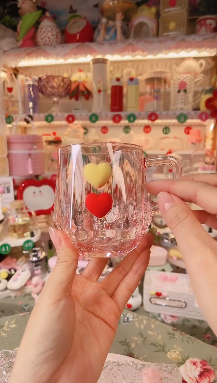 【闪购商品】摆件爱心手柄杯开播福利，后天放假，明天发出