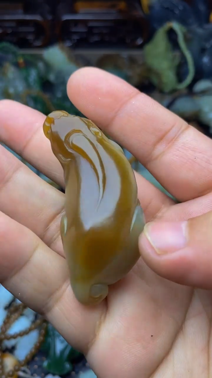 未镶嵌和田玉挂件柚**选1