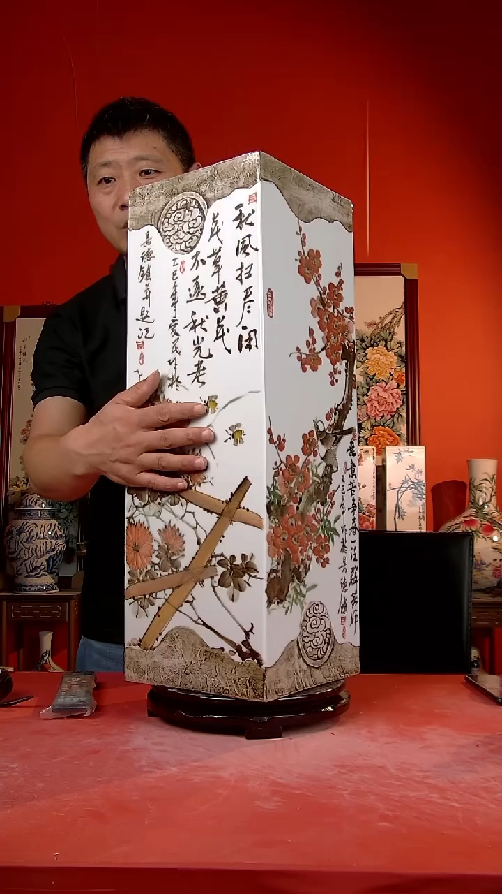 摆件景德镇陶瓷 手工手绘24