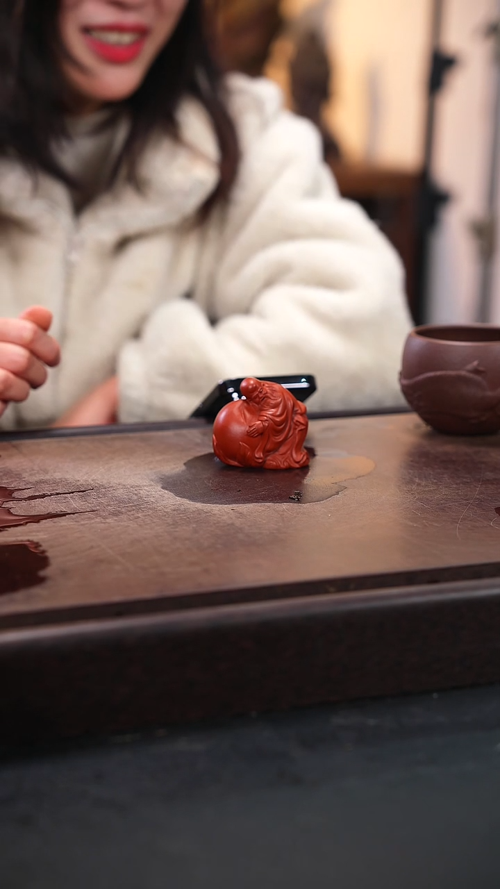 紫砂茶宠紫砂寿星