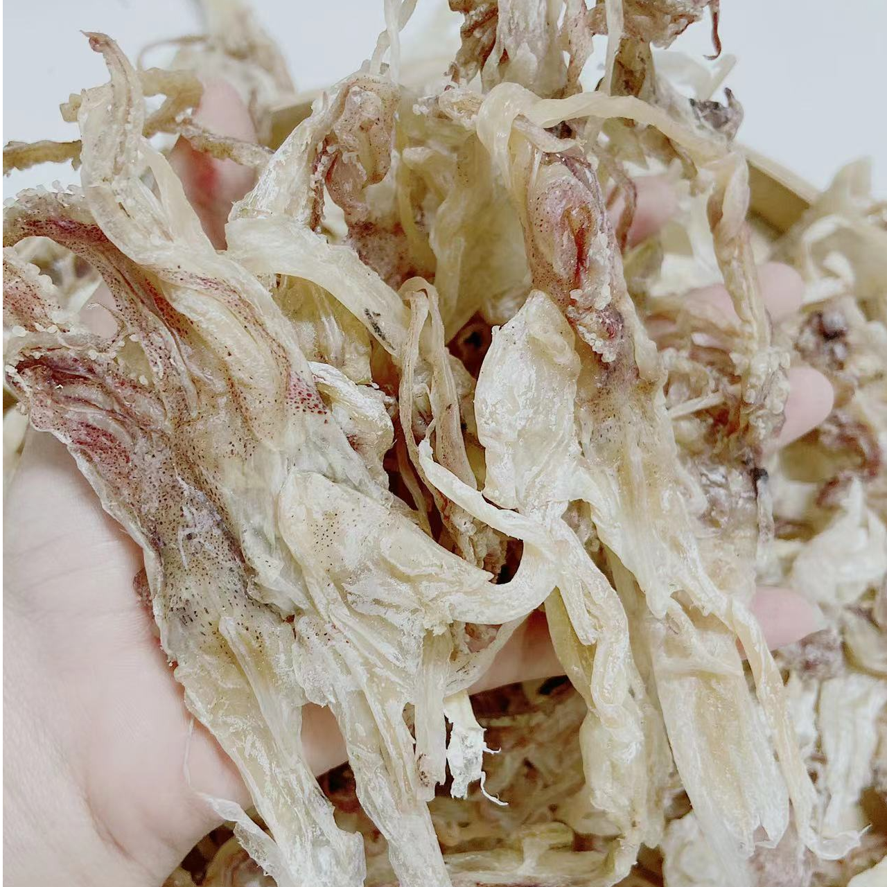 鱿鱼头  鱿鱼须渔民中号自晒现剥淡干鱿鱼头干货炒菜辣椒煲粥好吃