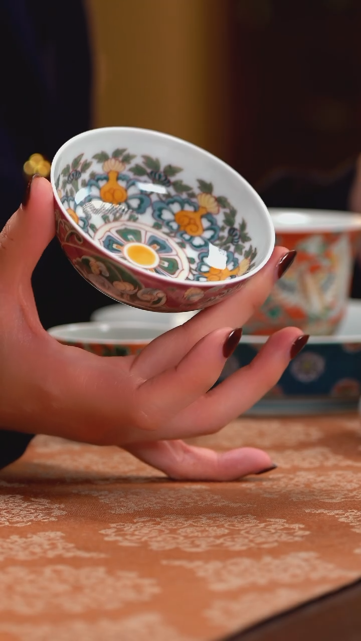 【闪购商品】设色窑新品卧足杯杯